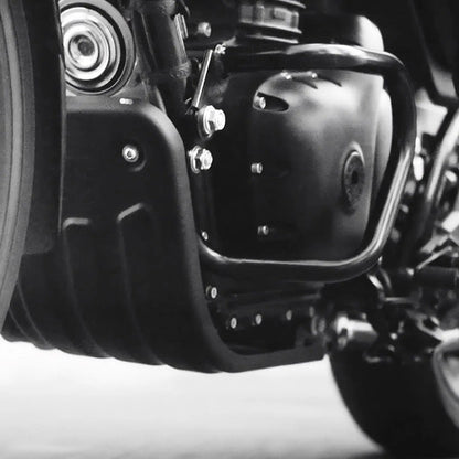 Protetor De Cárter Preto Original Royal Enfield Hunter 350