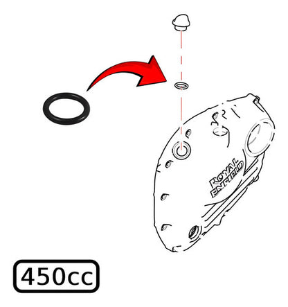 Anel De Vedação O-ring Tampa De Óleo Original Royal Enfield