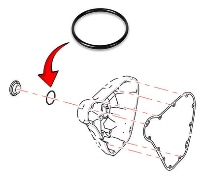O-ring Vedação Tampa De Inspeção Do Virabrequim Original Royal Enfield 650