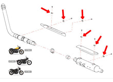 Porca Mola Clipe M6 Do Protetor De Escape Original Royal Enfield