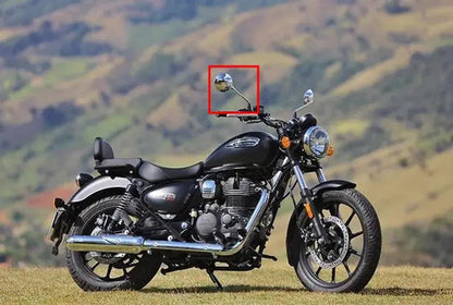 Retrovisor Direito Cromado Original Royal Enfield Meteor 350