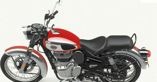 Assento Rebaixado Do Piloto Preto Original Royal Enfield Classic 350