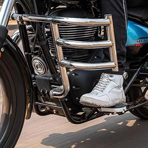 Protetor De Motor Air Fly Prata Original Royal Enfield Meteor Classic 350