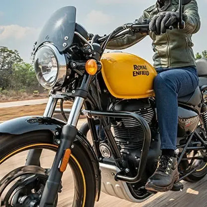Bolha Para-brisa Preto Original Royal Enfield Meteor 350