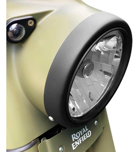 Aro Do Farol Preto Fosco Original Royal Enfield Classic 350