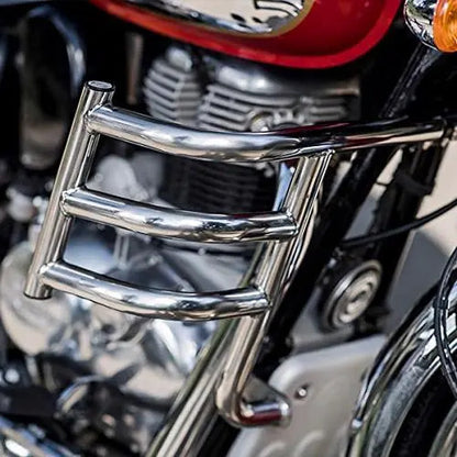 Protetor De Motor Air Fly Prata Original Royal Enfield Meteor Classic 350
