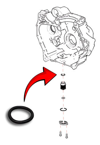 O-ring Pescador Da Bomba De Óleo Original Royal Enfield 350